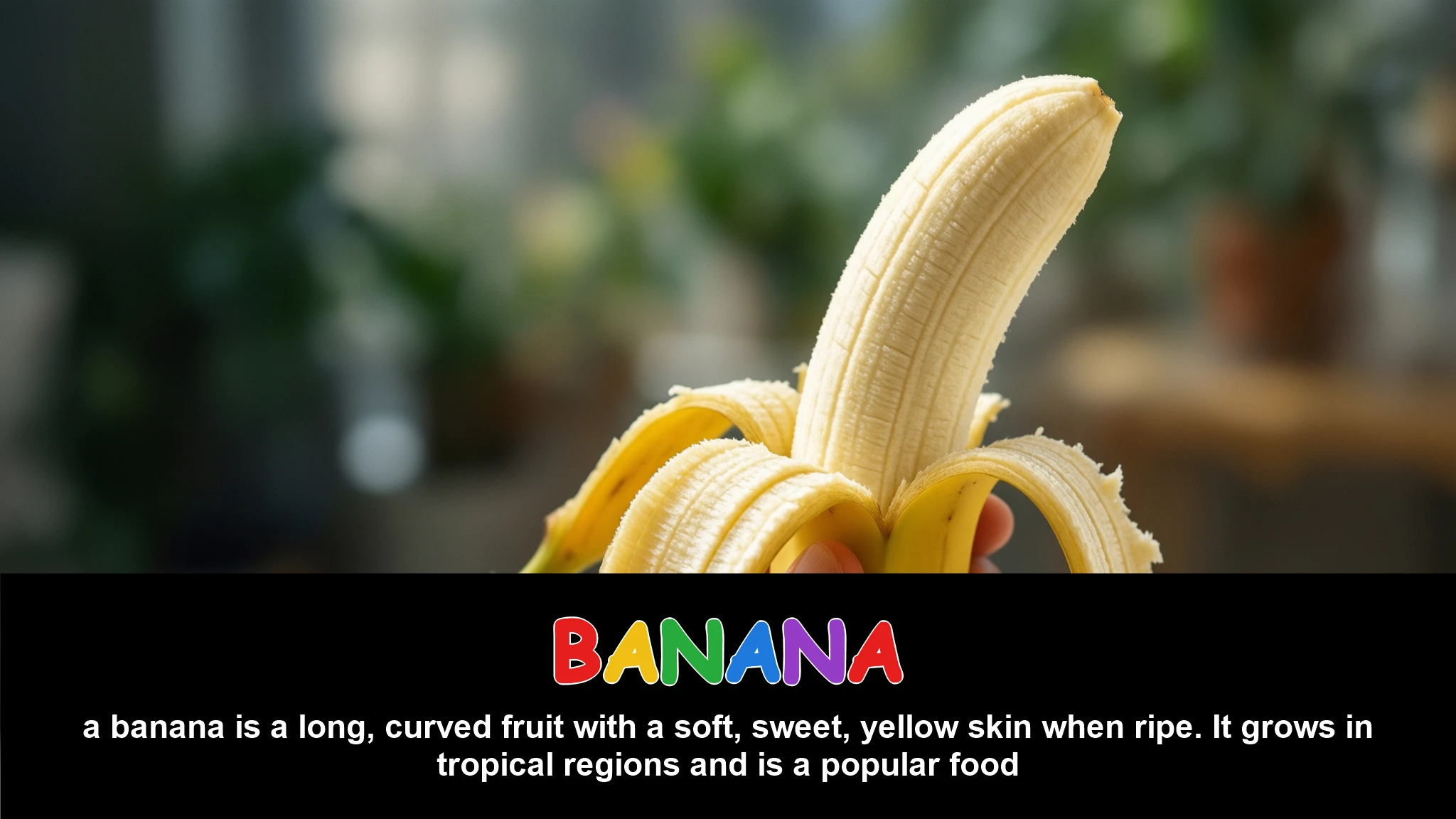 English Illustration for banana